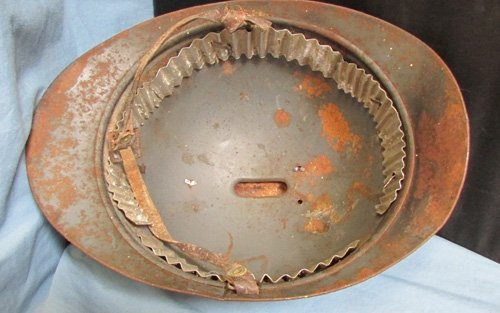  French WWI Engineer Corps Adrian Helmet Shell, — image 5