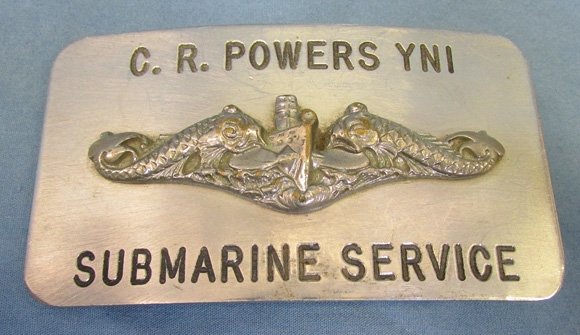  US Cold War Era, Submarine Sailors Souvenir Buckle — image 3