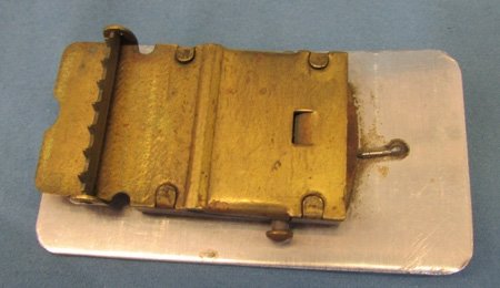 US Cold War Era, Submarine Sailors Souvenir Buckle — image 4