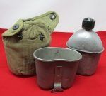 US WWII Mounted Canteen Set, 1943, Nu-Mode Inc.