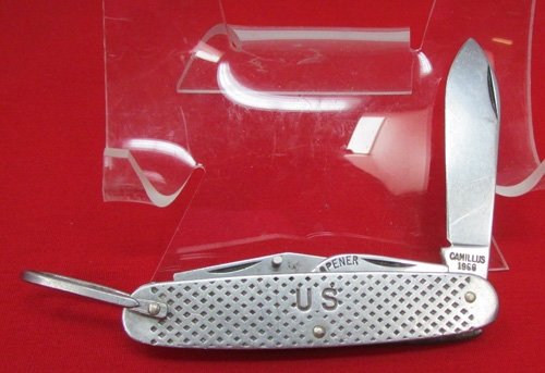  US Vietnam War Era, US Army Issue Pocket Knife, Camillus 1966 — image 2