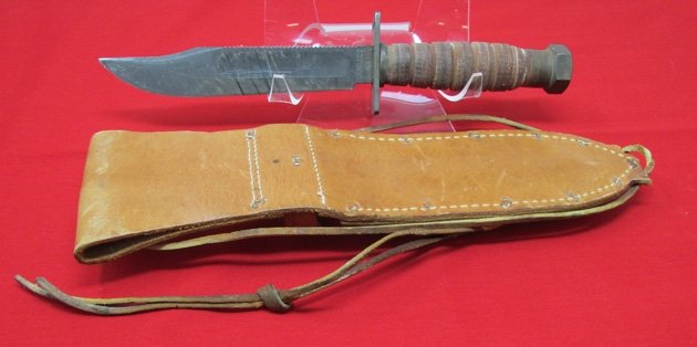  US Cold War, USAF Pilots Survival Knife, Camillus Mfg, Six Inch Blade — image 4