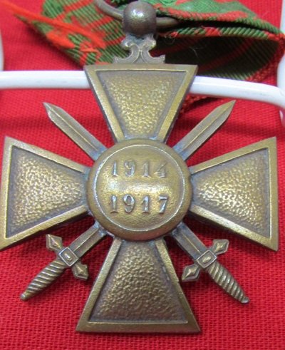  French WWI, Croix de Guerre, Bravery Medal, 1914-1917 Reverse — image 4