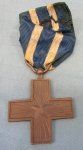 Italian WWI Cross for Valor Medal Ribbon