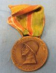 Italian WWI War Medal, Made From Enemy Bronze
