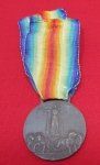 Italian WWI Victory Medal & Ribbon, Official Version, Type 3,