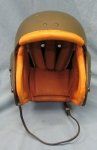 US Army 1950's QM2C Football Type Helmet & Electronics, Near …