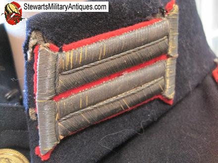  Bulgarian WWII Army Officers Dress Blue Tunic & Aiguillette — image 3