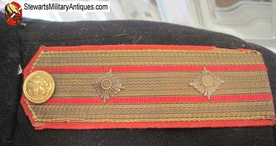  Bulgarian WWII Army Officers Dress Blue Tunic & Aiguillette — image 5