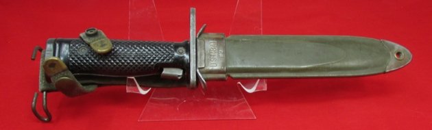  US Cold War Era M14 Rifle M6 Bayonet & Scabbard, MILPAR Mfg — image 2
