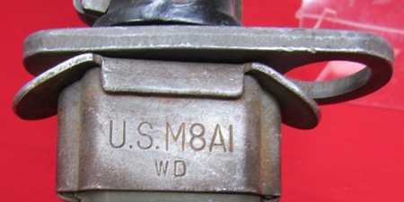  US Cold War Era M14 Rifle M6 Bayonet & Scabbard, MILPAR Mfg — image 3