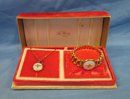 US WWII Air Corps Bracelet & Pendant Set, Original Box