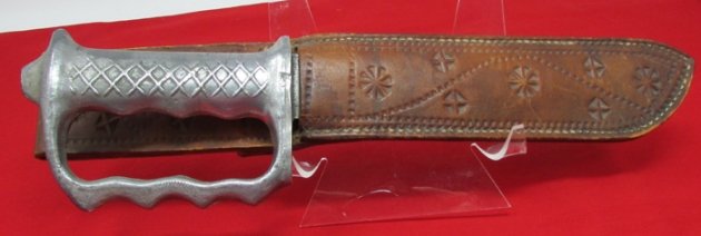  US WWII, Australian Made Fighting Knife, Aluminum Grip, TUI REGD — image 5