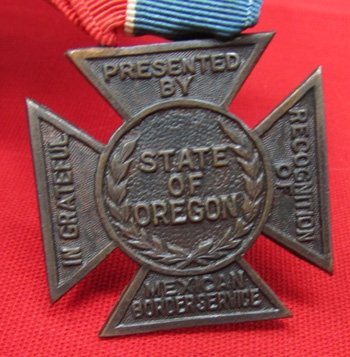  US Mexican Border Service, Oregon Medal — image 3