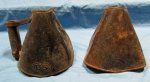 US WWI McClellan Saddle Hooded Stirrups, Guidon Socket, 1918