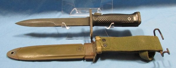  US Cold War Era M14 Rifle M6 Bayonet & Scabbard, MILPAR Mfg — image 5