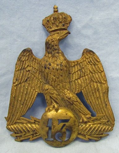  French Second Empire Shako Plate, 13th Regiment — image 2