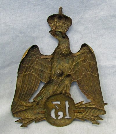  French Second Empire Shako Plate, 13th Regiment — image 3