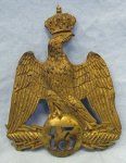 French Second Empire Shako Plate, 13th Regiment