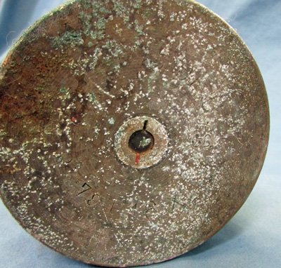  WWI Trench Art Vase, Verdun 1918, French 75 Casing — image 6