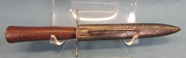  French WWI, M1916 Fighting Knife & Scabbard — image 2