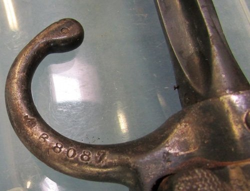  French WWI 1886/1916 Lebel Rifle Bayonet, Veterans Estate — image 4