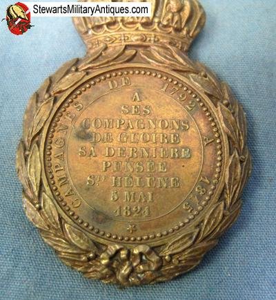  French Second Empire, Napoleon;s St. Helena Medal — image 3