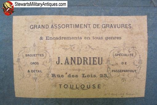  French Medal Militaire, Imperial Guard Artillery & Document — image 2