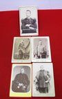 French Pre WWI Soldiers CDV Photo Lot