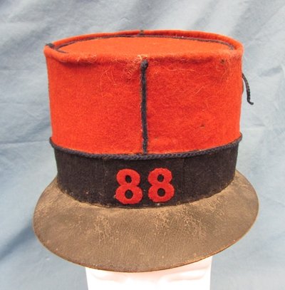  French 1880's NCO Rigid Style Kepi, 88th Regiment — image 3