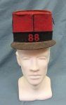 French 1880's NCO Rigid Style Kepi, 88th Regiment