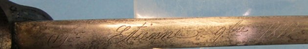  French M1866 Chassepot Bayonet, St.Etienne 1871 — image 3