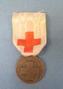 French WWI Red Cross Medal, Named