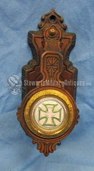  German Franco-Prussian War Veterans 1870 Iron Cross Door Plaque, Mail Holder? — image 2