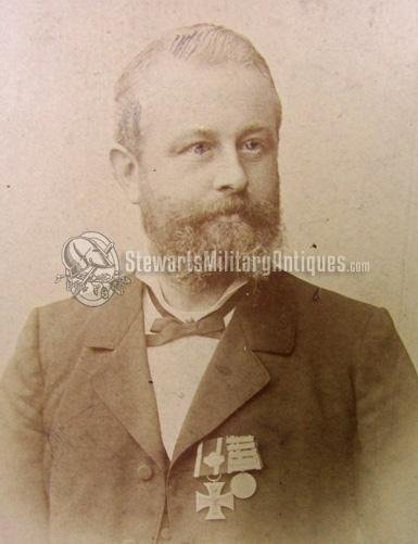  German Franco Prussian War Iron Cross 2nd Class Recipient CDV — image 3