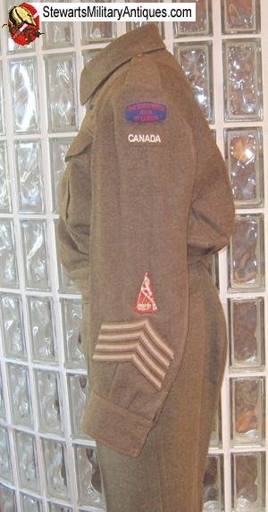  Canadian WWII Battle Dress Uniform Set — image 10
