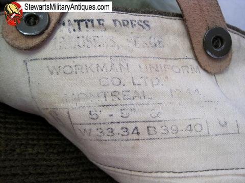  Canadian WWII Battle Dress Uniform Set — image 7