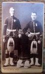 British, 19th Century CDV, Blackwatch Soldiers, Cairo Egypt Photographer