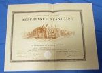 French, Franco-Prussian War, Seige of Paris Certificate