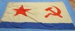Soviet Cold War Naval Ensign, 68 x 43 Inches, 1987