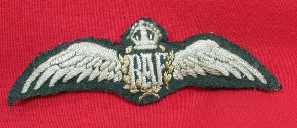  British WWI RAF Pilot Cloth Wings — image 2