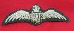 British WWI RAF Pilot Cloth Wings