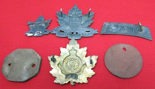  Canadian-USA WWI Medal & Insignia, American Legion, Canadian Railway Troops, — image 4