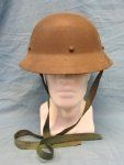 Japanese WWII Civil Defense Helmet, Complete