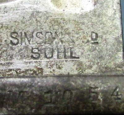  Spanish M1893 Mauser Bayonet & Scabbard, German Mfg, Simson & Suhl — image 5