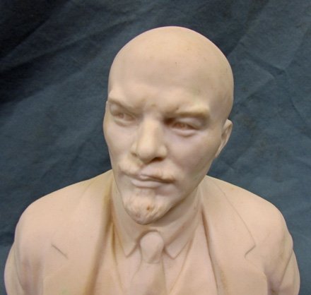  Soviet Cold War Era Ceramic Bust of Lennon — image 3