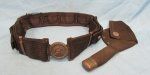 US Spanish American War Era, US Navy Woven Pistol Belt …