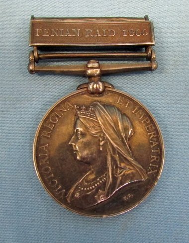  Canadian General Service Medal, Fenian Raid 1866, Cottingham — image 2