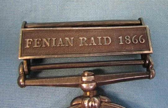  Canadian General Service Medal, Fenian Raid 1866, Cottingham — image 3