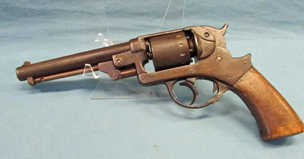  US Civil War M1858 .44 Caliber Starr Revolver & Holster — image 5